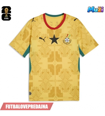 Lacne Muži Futbalové dres Ghana MS 2026 Krátky Rukáv - Preč